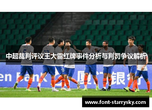 中超裁判评议王大雷红牌事件分析与判罚争议解析