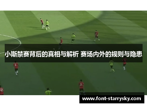 小斯禁赛背后的真相与解析 赛场内外的规则与隐患